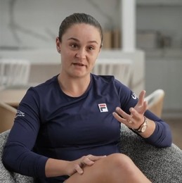 Ash Barty on social media
