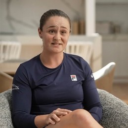 Ash Barty on social media
