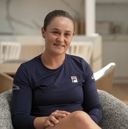Ash Barty on social media