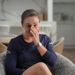 Ash Barty on social media