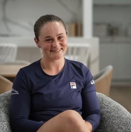 Ash Barty on social media