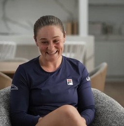 Ash Barty on social media