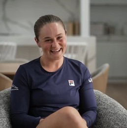 Ash Barty on social media