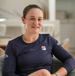 Ash Barty on social media