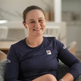 Ash Barty on social media