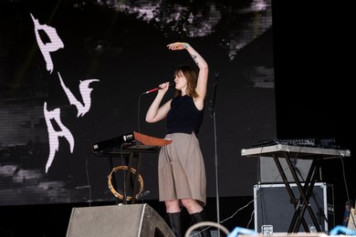 PVA performing live at Wide Awake Festival, Brockwell Park, London - 27th May 2022