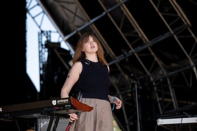 PVA performing live at Wide Awake Festival, Brockwell Park, London - 27th May 2022