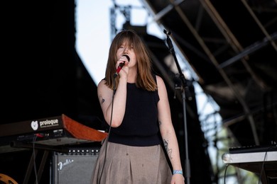 PVA performing live at Wide Awake Festival, Brockwell Park, London - 27th May 2022