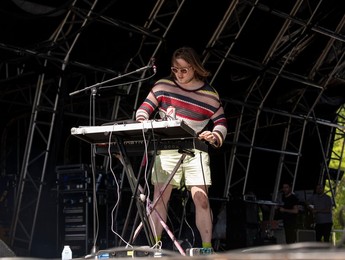 PVA performing live at Wide Awake Festival, Brockwell Park, London - 27th May 2022