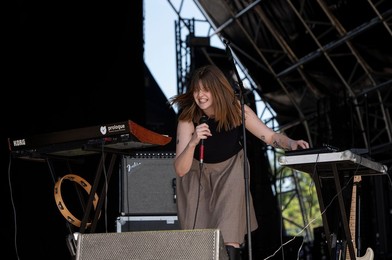 PVA performing live at Wide Awake Festival, Brockwell Park, London - 27th May 2022