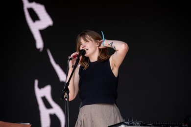 PVA performing live at Wide Awake Festival, Brockwell Park, London - 27th May 2022