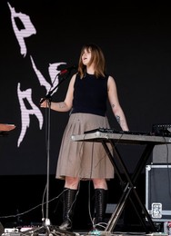 PVA performing live at Wide Awake Festival, Brockwell Park, London - 27th May 2022