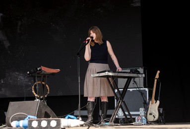PVA performing live at Wide Awake Festival, Brockwell Park, London - 27th May 2022