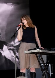 PVA performing live at Wide Awake Festival, Brockwell Park, London - 27th May 2022