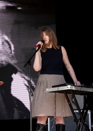 PVA performing live at Wide Awake Festival, Brockwell Park, London - 27th May 2022