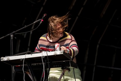 PVA performing live at Wide Awake Festival, Brockwell Park, London - 27th May 2022