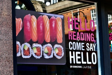 New sushi restaurant in Reading town centre as the franchise moves outside London for first time