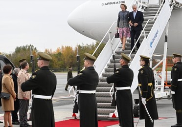 LITHUANIA BELGIAN ROYALS STATE VISIT MONDAY