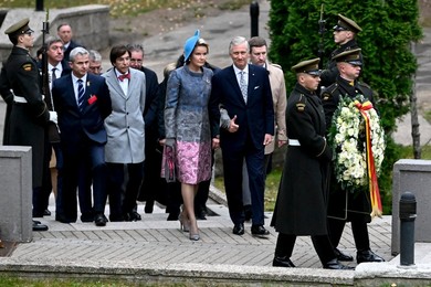 LITHUANIA BELGIAN ROYALS STATE VISIT MONDAY