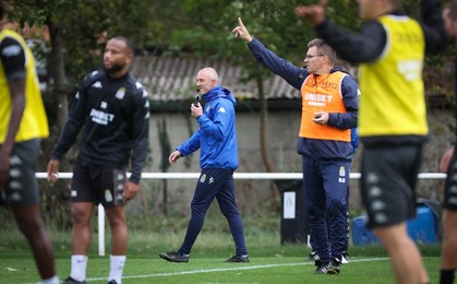 SOCCER SPORTING CHARLEROI TRAINING