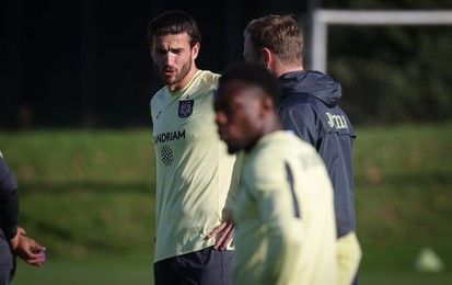 SOCCER CONF LEAGUE ANDERLECHT VS FCSB PREPARATIONS