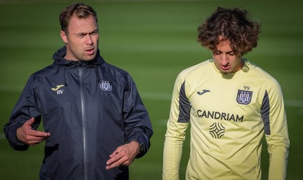 SOCCER CONF LEAGUE ANDERLECHT VS FCSB PREPARATIONS