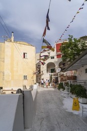Via Dante Alighieri street, Ponza, Lazio, Italy, Europe