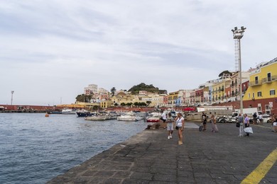 Walking around Ponza, Lazio, Italy, Europe