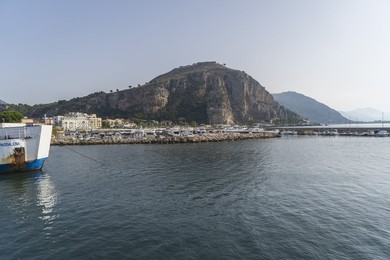View from the Port of Terracina, Lazio, Italy, Europe