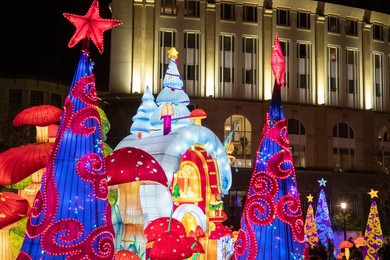 BRUSSELS CHRISTMAS MARKET ILLUSTRATIONS