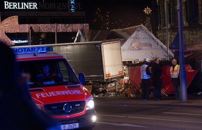 Terrorist attack on Christmas market