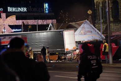 Terrorist attack on Christmas market