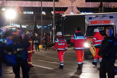 Terrorist attack on Christmas market