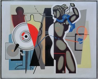 W. Baumeister, Woman with Raised Arm