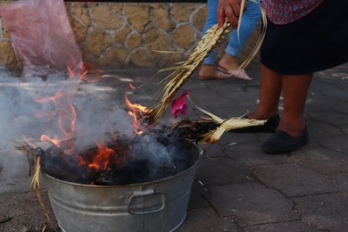 Preparations for Ash Wednesday