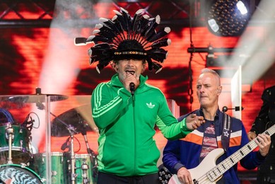 Jamiroquai perform at Lytham Festival