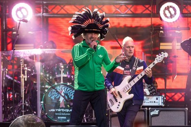 Jamiroquai perform at Lytham Festival