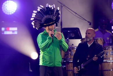 Jamiroquai perform at Lytham Festival