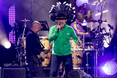 Jamiroquai perform at Lytham Festival