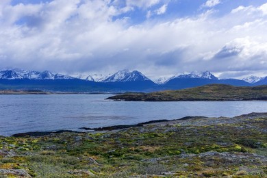 Hammer. island. ushuaia. tierra Del Fuego. landscape. horizontal. argentina. south. america. atlantic. natural. natural Beauty. nature. southern Atlantic Ocean. sea. seascape. seashore