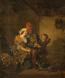 The Happy Family, late 18th-early 19th century. Creator: Jean-Louis Demarne.