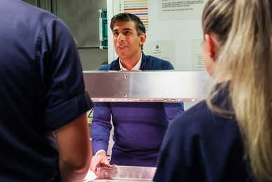 The Prime Minister on HMS Diamond