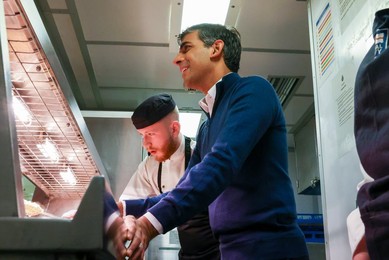The Prime Minister on HMS Diamond