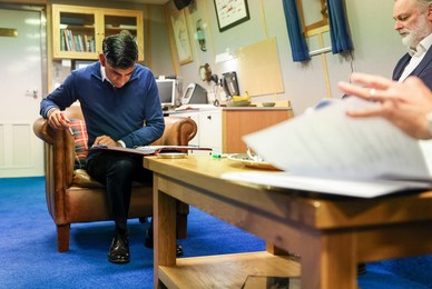 The Prime Minister on HMS Diamond