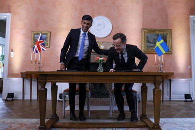 Prime Minister Rishi Sunak attends JEF Summit in Visby