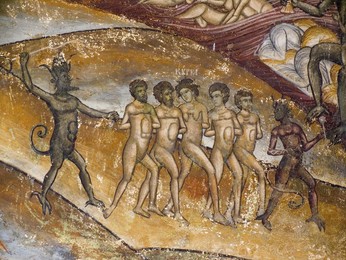 Europe. Romania. Walachia. Cozia Monastery. Fresco Europe. Romania. Wallachia. Cozia Monastery. Fresco