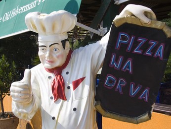 Europe. Montenegro. Budva. Restaurant Europe. Montenegro. Budva. Restaurant