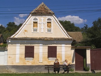 Europe. Romania. Transylvania. Bazna. The Village Europe. Romania. Transylvania. Bazna. The country