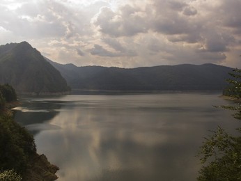 Europe. Romania. Walachia. Fagaras Mountains. Vidraru Lake Europe. Romania. Wallachia. Fagaras Mountains. Lake Vidraru