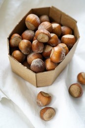 Hazelnuts, products rich in Vitamin E for a healthy diet, Italy, Europe